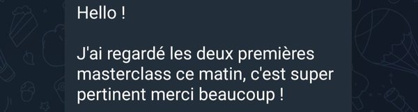 Témoignage élève — Super pertinent